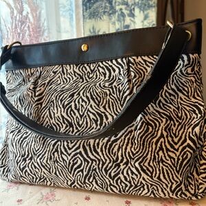 Stylish Zebra Print Women's Bag